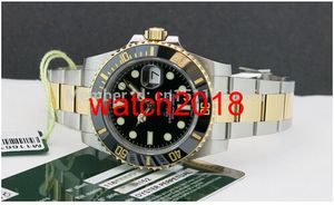 NY LA GM Top Quality Sapphire 40Mm Stainless Black Ceramic 0Riginal Box File 116613 Automatic Sport Mens Watch Men's Wrist Watches DBG MLB