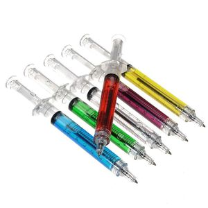 Novelty Syringe Pen Ball Point Pen Fashion Pens Promotional Gifts Pen For Hospital Medical Nurse Doctor Colors