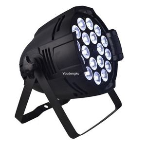 6 pçs / lote fase de casamento LED PAR SPOT LIGA LED 18x12W RGBW 4IN1 PAR Capa de voo