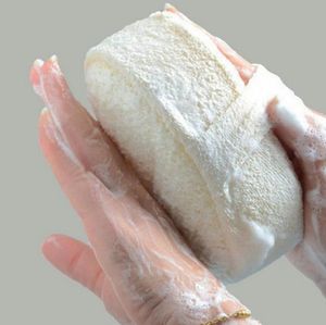 100% Doğal Lif Kabağı Sünger Scrubber Banyo Fırça Peeling Duş Vücut Scrubber Spa Erkekler ve Kadınlar için Masaj SN1971