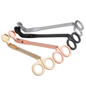 18 cm Ze Stali Nierdzewnej Świeca Wick Trymmer Oil Lampa Trim Scissor Tijera Tesoura Cutter Snuffer Narzędzie Hak Clipper 20 SZTUK