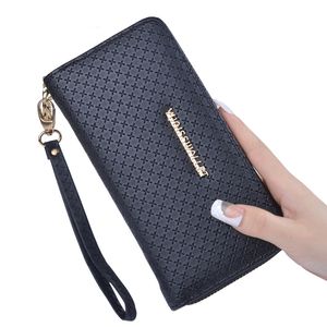 Kobiety Portfele Skórzana Moneta Torebka Kobieta Długi Portfel Wristlet Uchwyt Karty Zipper Pursa Samica Moda Sprzęgła Nowy zacisk za pieniądze