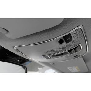 Decorazione telaio lampada da lettura Car Dome light trim per 2 pezzi Mercedes Benz GLA X156 CLA C117 A / B classe Acciaio inossidabile