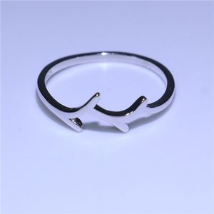Anillos De Compromiso De Loto al por mayor-Lotus hecho a mano sólido anillo de la venda de boda del compromiso de la plata esterlina para las mujeres regalo de la joyería de moda tamaño