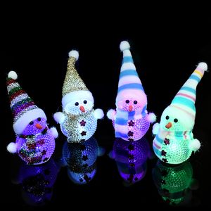 Christmas decorations, headlights, snowman particle lights, colorful night lights, gifts (Led Rave Toy