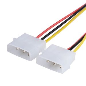 2 IDE Dual 4 4pin IDE macho para 6 pinos 6pin fêmea PCI-E Y IDE Adaptador de cabo de alimentação Conector para placas de vídeo 4P A 6P 1X2 Splitter