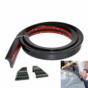 Spoiler automobilistici posteriori universali per auto in fibra di carbonio Spoiler in carbonio lunghezza 1,5 m per auto universale Spedizione gratuita