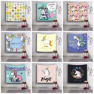 Wholesale cute b resale online - Cute D Beach Towel Micro Elasticity Unicorn Pattern Shawl For Home Wall Decoration Tapestry Top Quality lsa B