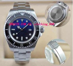 Christmas Gift Men Watch Wristwatch Automatic Ceramic Bezel Sapphire Glass Stainless Steel Bracelet D-BLUE Quality Limited 116660