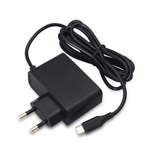 Ue eua plug casa viagem carregador de parede usb tipo-c adaptador ac fonte de alimentação de carregamento para interruptor carregador de alta qualidade navio rápido