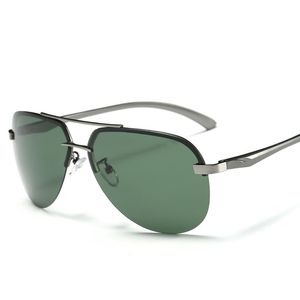 Occhiali da sole polarizzati senza montatura unisex donna uomo occhiali a specchio rana occhiali HD occhiali da esterno Oculos De Sol occhiali da guida classici all'ingrosso