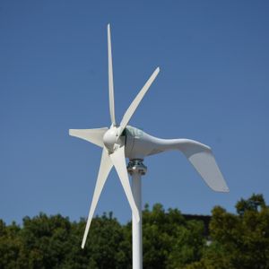 Hot selling 400w small wind turbine 5 blades low wind area wind generator with boost controller