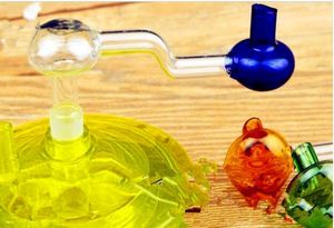 Hookah tillbehör Dubbel liten svamp potten grossistbongs oljebrännare rör vattenrör glas rör olje riggar rökning