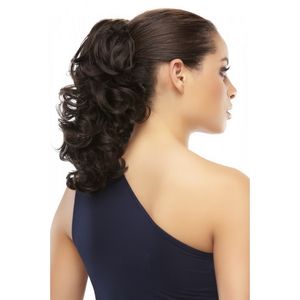 Ciało Fala Ponytails Klips W Brazylijskim Ludzkim Włosianym Kawałek Sznurka Pony Tails Extensions120g Dla Afryki Amerykanin