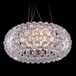 D35/50/65cm 현대 서스펜션 Foscarini Caboche 아크릴 펜던트 램프 라이트 땀 이온 아크릴 볼 펜던트 라이트 현대 소박한 조명기구