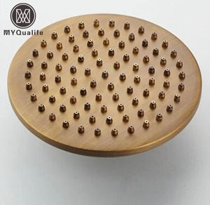 Spedizione gratuita Round Showerhead d'ottone 20cm dell'oggetto d'antiquariato della testa di acquazzone da 8 pollici