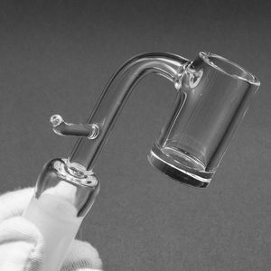 Hot Sale 14-mm-Quarz-Enail-Domeless-Nägel passen auf 20-mm-Spule mit männlich-weiblichem 90°-Gelenk-Quart-Banger-Nagel für Bohrinseln, Glasbongs