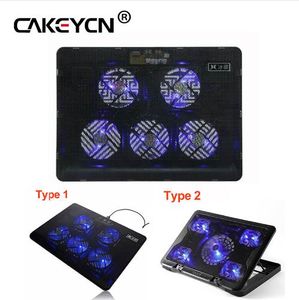 DC 5 V LED 5 Lüfter Cooling Pad Kühler Laptop Cooling Pad Fan USB Port Kühlung Ständer Halter Kühler Heizkörper Notebook 14 