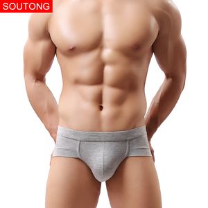 Soutong macho underwear 4 pçs / lote homens cuecas cueca cor sólida homens modal cuecas cueca cueca calzoncillos hombre