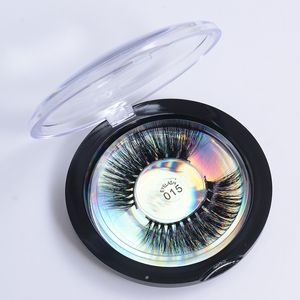 Soft Mink False Eyelashes 23 Styles 1 Pair 3D Round Case Long Thick Cross Natural Makeup Faux Eye Lashes Extension