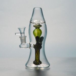 5mm Thick Oil Rigs Internal Recycler Water Pipes Lava Lamp Dab Rigs Straight Tube Glass Bongs With 14mm Female Bowl Xl-Lx3