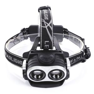 Alta qualità aeronautica 6063 in lega di alluminio USB ricaricabile per bicicletta Head Wear Light Torcia frontale 400 lumen lampade