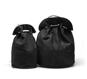 Classica borsa a secchiello da palestra con coulisse di alta qualità Borsa da viaggio spessa con cordino Borsa da lavaggio impermeabile da donna Custodia per trucco cosmetico