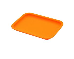 Plástico monocromático placa cigarro disco silicone Mini contendo cigarro bandeja