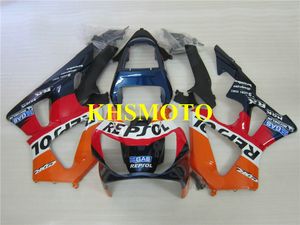 Kit de molde de injeção para Honda CBR900RR 929 00 01 CBR 900RR CBR900 2000 2001 ABS vermelho laranja azul Carenagens + Presentes HZ13