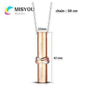 Wholesale custom cylinder together with urn necklace can open perfume bottle funeral cremation pendant fashion jewelry.