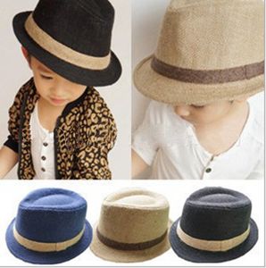 子供の子供のキットプリント帽子バックル大人イギリスジャズキャップ帽子親子ファミリーマッチワイドブリム帽子