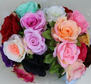 Artificial Flowers Silk Roses Bouquet Home Wedding Decoration Pack of 50 Pcs 24 Colour Select HB-032