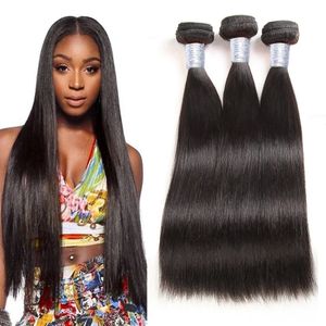 unprocessed brazilian virgin human hair bundles peruvian straight hair weaves 3pcs lot 8 30 1b soft malaysian remy weaving hair extension