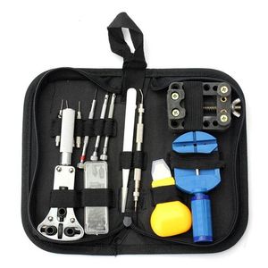 Wholesale tools sets for sale resale online - Hot Sale Watch Tool Set Watch Repair Tools Kit Watch Tools Watchmakers Set With Leather Sheath x tools x Bits Pins For Watchmaker