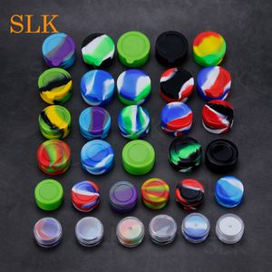 Rasta Akcesoria Słoiki Silikonowe DAB Wax Containers Koncentrat Hash Slick Oil Herb Box Storage Wax Holder 5ML 7ml 10ml