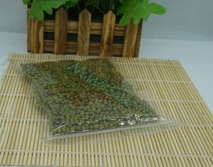 100pcs x 24 * 37cmすべての透明ジップロックフードバッグ、高透明大豆/コーヒー豆のプラスチックポリ袋 - 再開可能なチップスパウチクリップジッパーシール