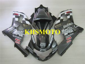 Литьевой формы обтекатель комплект для SUZUKI GSXR600 750 K1 01 02 03 GSXR600 GSXR750 2001 2002 2003 холодный белый черный обтекатели комплект + подарки SM26