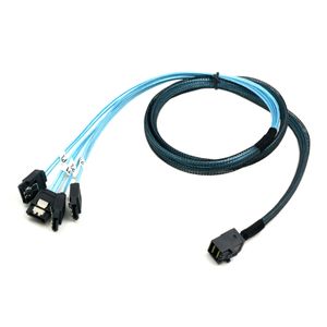 SFF-8088 External Mini-SAS 26p Male To 4x Sata Cable 6Gb//s Transfer 2M