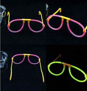 Novelty Lighting 7.8''multi Färg Glow Stick Bracelet Halsband Neon Party Led Flashing Light Wand Toy Vocal Concert Flash Sticks