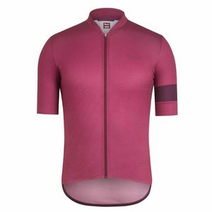 Pro Rapha Męskie Letnie Koszulki Rowerowe Koszulki Krótki Rękaw Ropa Racing Koszulki Oddychające Zespół Rower Maillot Outdoor Rower Uniform S21033143