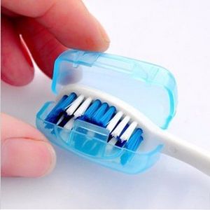5000 ADET Taşınabilir Diş Fırçası Kafa Vaka Seyahat Yürüyüş Kamp Kutusu Tüp Diş Fırçaları Koruyucu Koruyucu Caps Sağlık Durdurma Tozu
