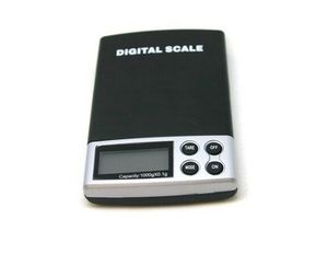 100st Portable LCD Mini Electronic Balance Weight Scale Pocket Smycken Diamantviktskalor 1000g x 0,1 g LIN2487