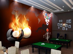 Özel papel de parede 3d bilardo duvar kağıtları oturma odası için modern basit tv arka plan duvar 3d duvar kağıdı