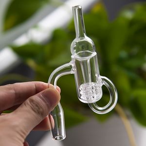 Set Quarz Diamant Loop Banger Nagelöl Knoten Recycler Quarz Banger Nagel Carb Cap Dabber Einsatz Schüssel 10mm 14mm männlich weiblich