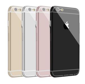 Silikonväska till iPhone 6 6s s 4,7 5s 7 8 5 x Ultra tunna dammtäta Clear Phone Bag Case Luxury Cover Soft TPU Coque för iPhone 6