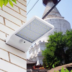 أضواء الجدار في الشارع في الهواء الطلق 450lm 36 LED Solar Power Street Light Pir Motion Motion Sensor Light Garden Lamp