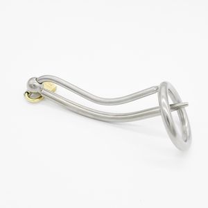 Maschio Acciaio inossidabile Bondage Uretra Castità Catetere Tubo Cock Ring A059