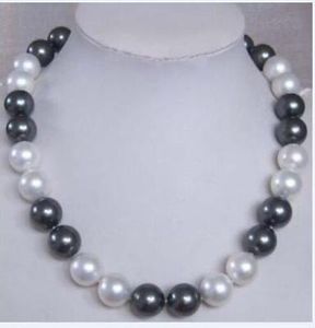 Wholesale buy pearl necklaces for sale - Group buy Best Buy Pearls Jewelry stunning very quot mm Natural south sea white with black pearl necklace K gold