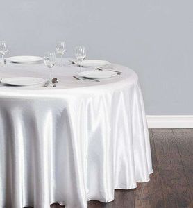 Capa de mesa retangular de cetim fino 80gsm, cor branca, 3 tamanhos para escolha, 10 peças, lote, frete grátis para uso em festa de casamento