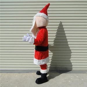 2018 vendita calda adulto Babbo Natale cartoon mascotte costumi vestito di natale per il partito di buona qualità il trasporto libero può essere personalizzato